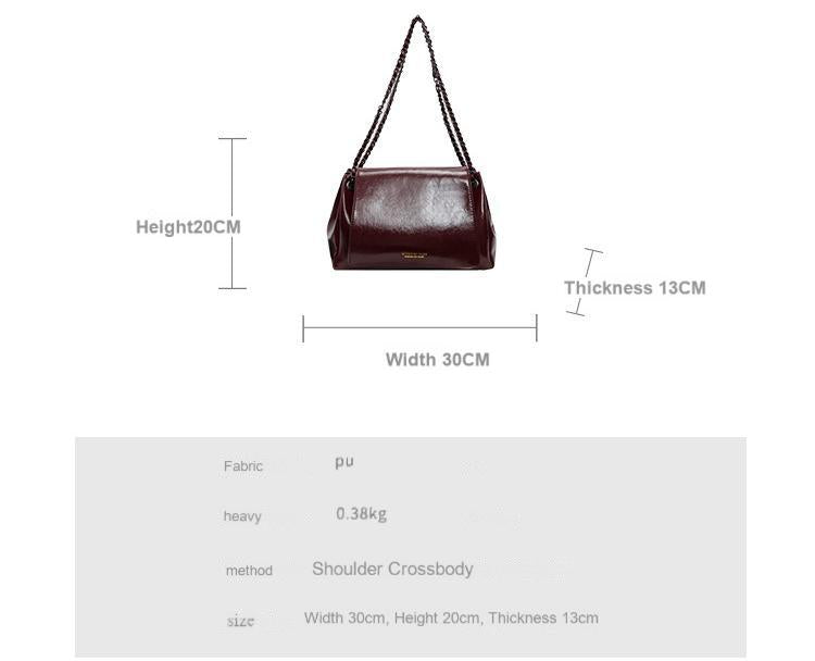 The new lady's senior autumn and winter chain crossbody bag