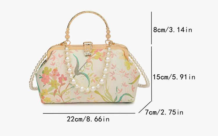 New Chinese style bag Chinese style embroidered handbag cheongsam bag