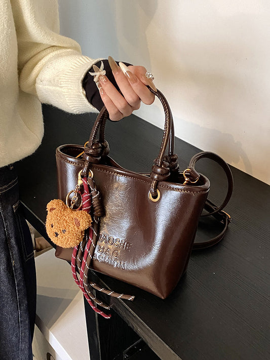 Autumn and winter versatile crossbody bag super popular portable bucket bag