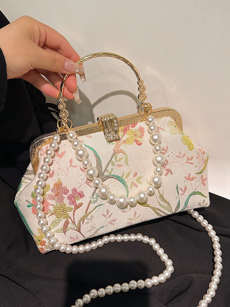 New Chinese style bag Chinese style embroidered handbag cheongsam bag