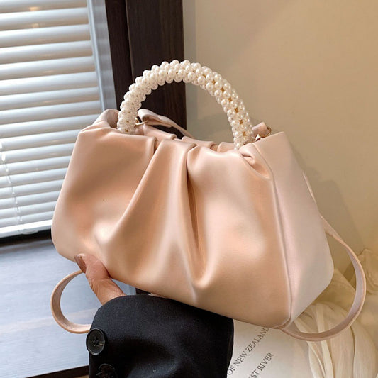 Pearlescent cloud bag Pearl hand-held shoulder crossbody bag