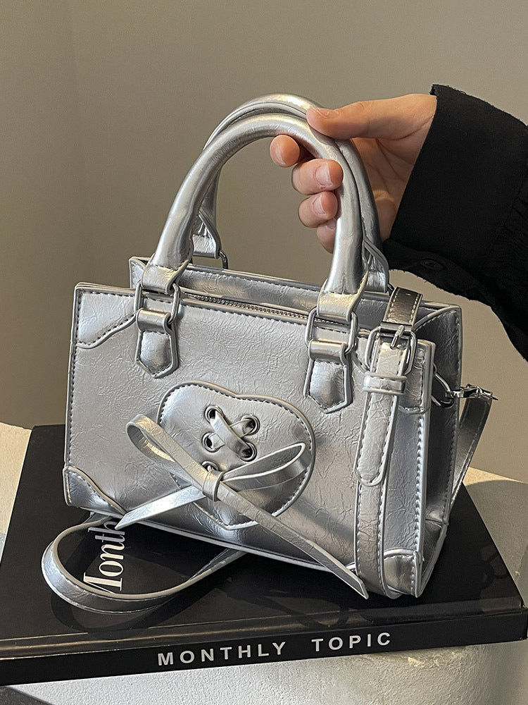 Fashionable small square handbag