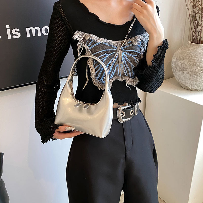 New high-end stylish shoulder bag niche design spring and summer versatile chain messenger bag