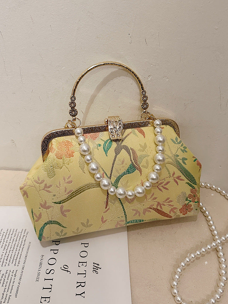 New Chinese style bag Chinese style embroidered handbag cheongsam bag