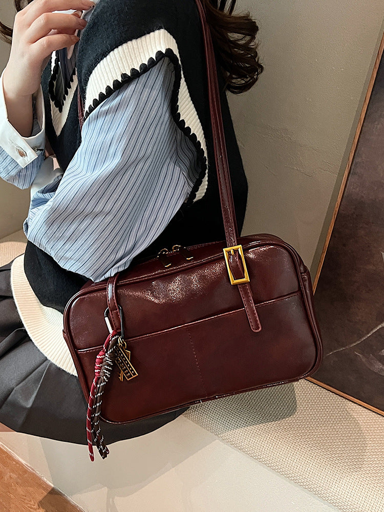 New women's briefcase retro fashion shoulder bag