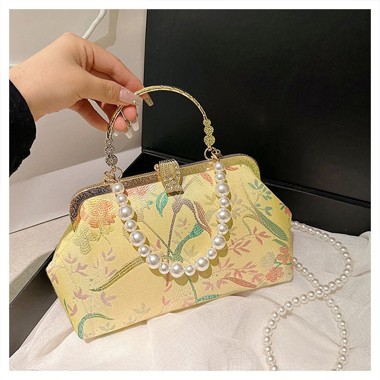 New Chinese style bag Chinese style embroidered handbag cheongsam bag