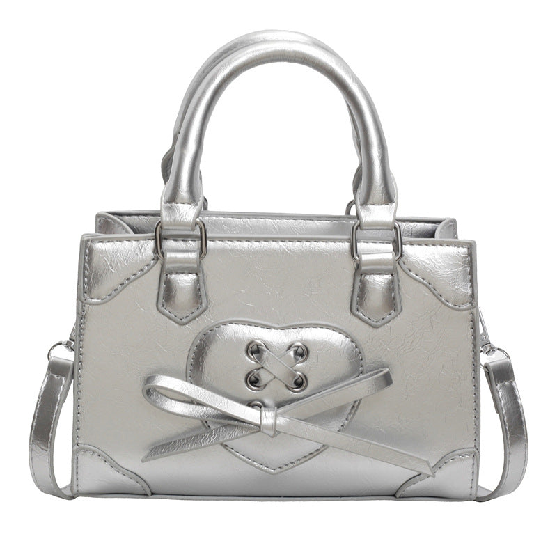 Fashionable small square handbag